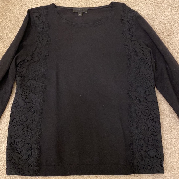 Ann Taylor black Sweater size large - Picture 3 of 6